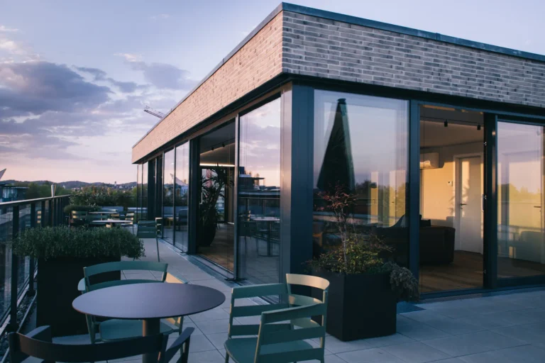 Außenbereich Tagungsraum und Rooftop Terrasse